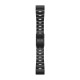 QuickFit 26 Watch Bands, Vented titanium bracelet, carbon grey DLC coating