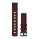QuickFit 22 Watch Bands, Heathered red nylon