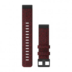 QuickFit 22 Watch Bands, Heathered red nylon