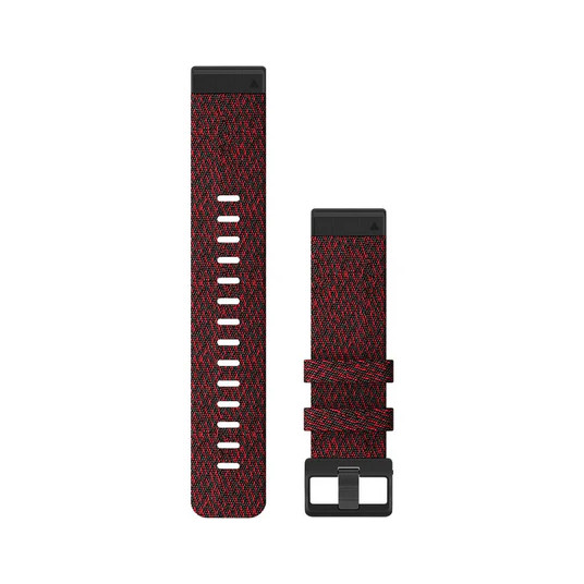 QuickFit 22 Watch Bands, Heathered red nylon