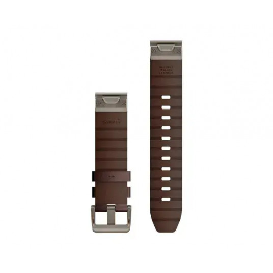 QuickFit 22 Watch Bands, Oxford brown leather