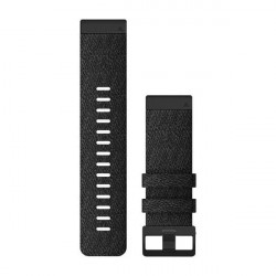 QuickFit 26 Watch Bands, Heathered black nylon