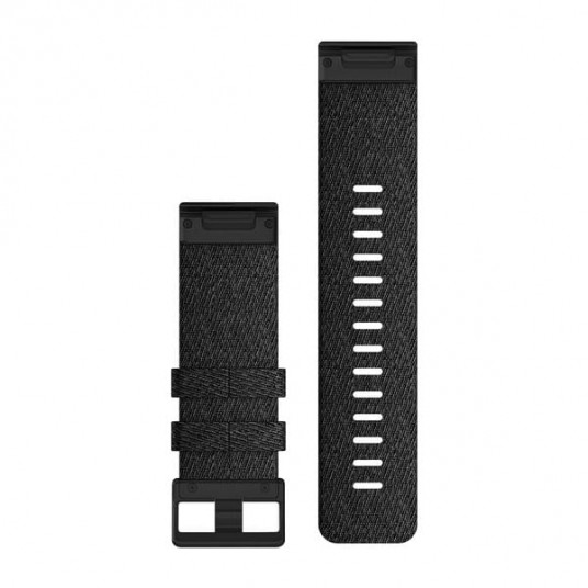 QuickFit 26 Watch Bands, Heathered black nylon