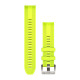 QuickFit 22 Watch Straps (MARQ™), Amp yellow silicone strap
