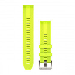 QuickFit 22 Watch Straps (MARQ™), Amp yellow silicone strap