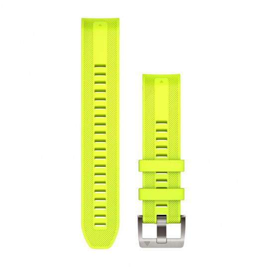QuickFit 22 Watch Straps (MARQ™), Amp yellow silicone strap