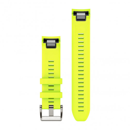 QuickFit 22 Watch Straps (MARQ™), Amp yellow silicone strap