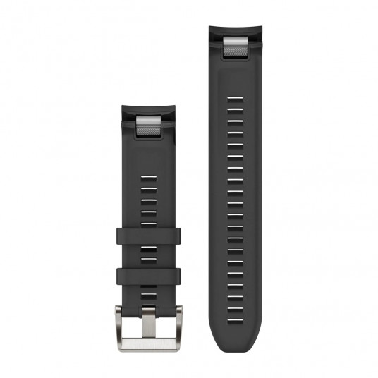 QuickFit 22 Watch Straps (MARQ™), Black silicone strap