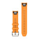 QuickFit 22 Watch Straps (MARQ™), Spark orange silicone strap