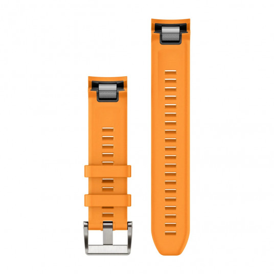 QuickFit 22 Watch Straps (MARQ™), Spark orange silicone strap