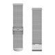 Quick Release Bands (20 mm), Silver milanese