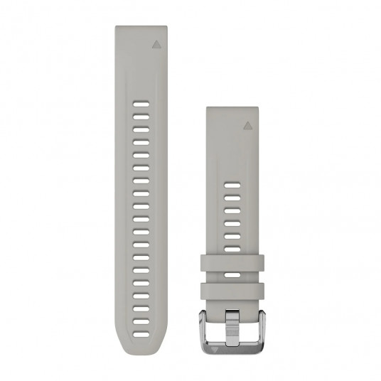 QuickFit 20 Watch Bands, Fog grey silicone (3-piece Dive Set)