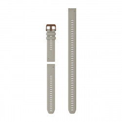 QuickFit 20 Watch Bands, French grey silicone (3-piece Dive Set)