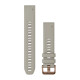 QuickFit 20 Watch Bands, French grey silicone (3-piece Dive Set)
