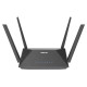 ASUS RT-AX52 AX1800 AiMesh bezvadu maršrutētājs Gigabit Ethernet Dual Band (2,4GHz/5GHz) Black
