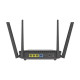 ASUS RT-AX52 AX1800 AiMesh bezvadu maršrutētājs Gigabit Ethernet Dual Band (2,4GHz/5GHz) Black