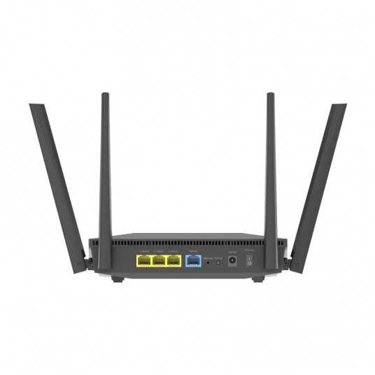 ASUS RT-AX52 AX1800 AiMesh bezvadu maršrutētājs Gigabit Ethernet Dual Band (2,4GHz/5GHz) Black