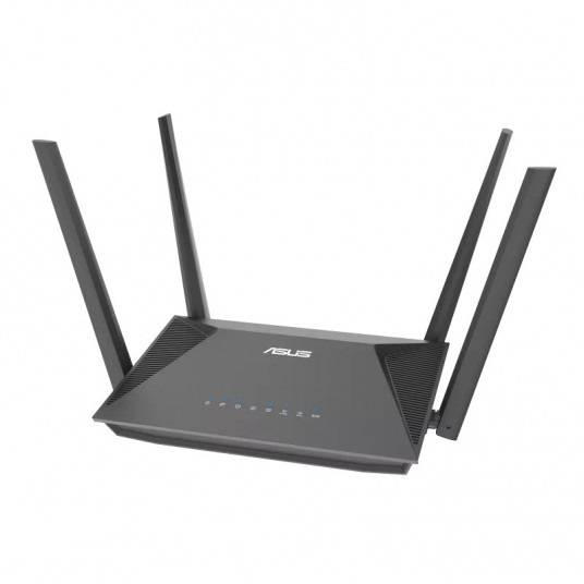 ASUS RT-AX52 AX1800 AiMesh bezvadu maršrutētājs Gigabit Ethernet Dual Band (2,4GHz/5GHz) Black