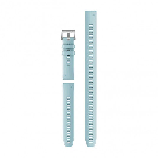 QuickFit 22 Watch Bands, Azure Silicone (3-piece Dive Set)