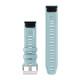 QuickFit 22 Watch Bands, Azure Silicone (3-piece Dive Set)