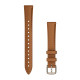 Lily 2 Bands (14 mm), Tan leather, cream gold hardware