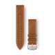 Quick Release Bands (20 mm), Tan italian leather, silver hardware