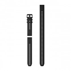 QuickFit 20 Dive Watch bands, Black (3-piece Set)