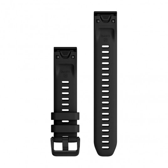 QuickFit 20 Dive Watch bands, Black (3-piece Set)