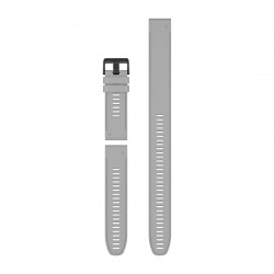 QuickFit 26 Dive Watch bands, Powder grey silicone (3-piece Dive Set)