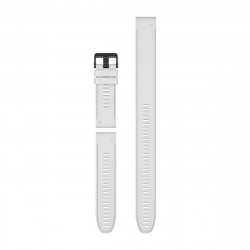 QuickFit 26 Dive Watch bands, White silicone (3-piece Dive Set)