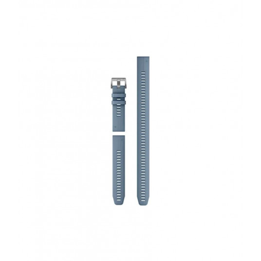 QuickFit 22 Dive Watch bands, Hurricane blue silicone (3-piece Dive Set)