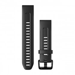 QuickFit 20 Watch Bands, Black silicone