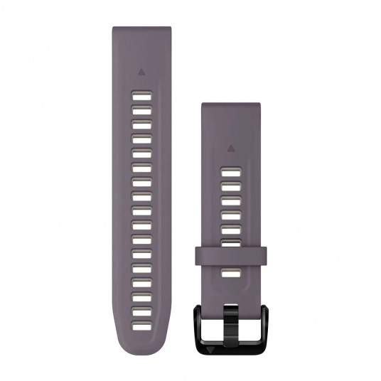 QuickFit 20 Watch Bands, Deep orchid/Light sand silicone