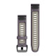 QuickFit 20 Watch Bands, Deep orchid/Light sand silicone