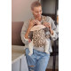 BABYBJÖRN Baby Carrier MINI Beige Leopard, Cotton 021075