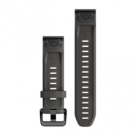 QuickFit 20 Watch Bands, Graphite silicone