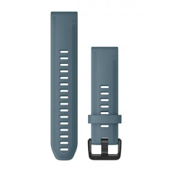 QuickFit 20 Watch Bands, Lakeside blue silicone