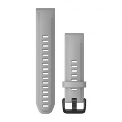 QuickFit 20 Watch Bands, Powder grey silicone