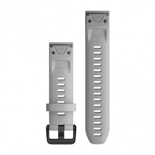 QuickFit 20 Watch Bands, Powder grey silicone