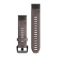 QuickFit 20 Watch Bands, Shale grey silicone