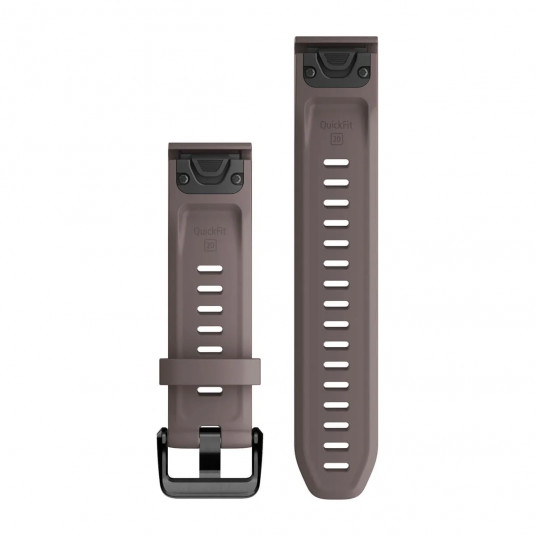 QuickFit 20 Watch Bands, Shale grey silicone