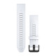 QuickFit 20 Watch Bands, Whitestone Silicone