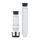 QuickFit 20 Watch Bands, Whitestone Silicone