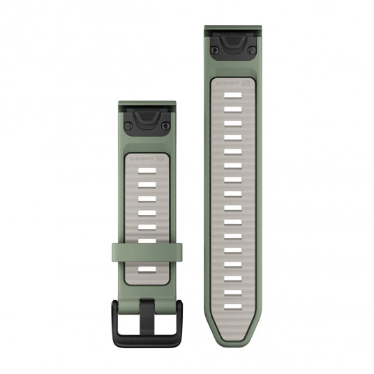 QuickFit 20 Watch Bands, Willow/Fog Gray Silicone