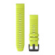 QuickFit 22 Watch Bands, Amp yellow silicone