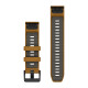 QuickFit 22 Watch Bands, Autumn/Pebble Gray Silicone