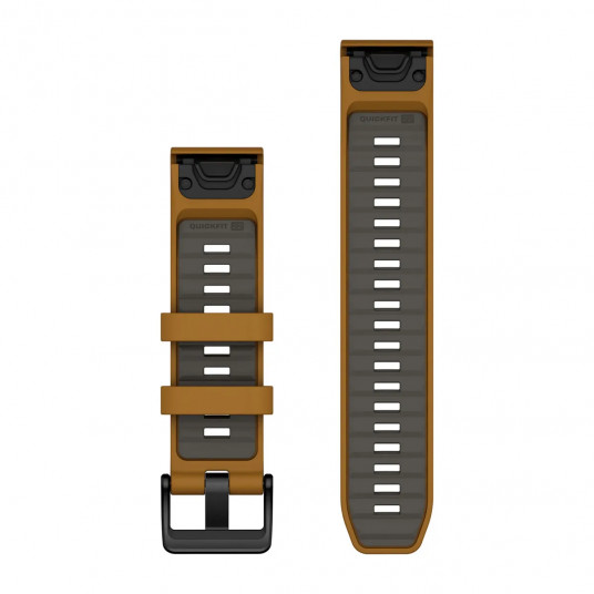 QuickFit 22 Watch Bands, Autumn/Pebble Gray Silicone