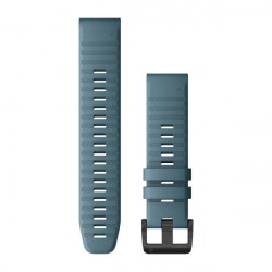 QuickFit 22 Watch Bands, Lakeside blue silicone