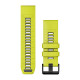 QuickFit 26 Watch Bands, Amp Yellow/Graphite Silicone