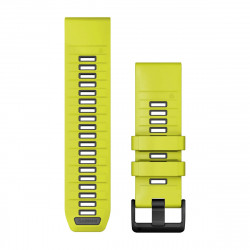 QuickFit 26 Watch Bands, Amp Yellow/Graphite Silicone